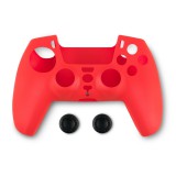 Egyéb Spartan Gear PS5 Controller Szilikon Markolat és Thumbgrips védőburkolat - Piros (072242)