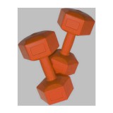 Egyéb sportszer Műanyag kézisúlyzó 4kg (pár)