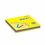 Egyéb Stick'n Magic Pad Öntapadó jegyzettömb 76x76 mm - Neon színek (100 lap/tömb) (21571)