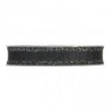 Egyéb Szalag csillogós rojtos szegéllyel textil 15mm x 15m fekete