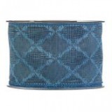 Egyéb Szalag kék mintás textil 65mmx10m