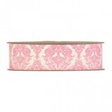 Egyéb Szalag mintás textil 25 mm x 20 m világos rózsaszín