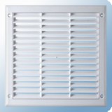 Egyéb Szellőzőrács zsalus szögletes 193x188 mm