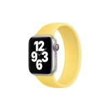 Egyéb Szilikon körpánt óraszíj Apple Watch 1-3: 38 mm/Watch 4-6: 40 mm/Watch 7: 41 mm L-es méret sárga