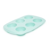 Egyéb Szilikon muffinsütő-forma - 6 adagos, 5/7 cm átmérő, kék
