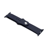 Egyéb Szilikon óraszíj Apple Watch 1-3: 38 mm/Watch 4-6: 40 mm/Watch 7: 41 mm sötétkék