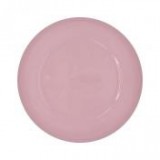 Egyéb Tányér kerek műanyag 33x33cm rózsaszín