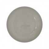 Egyéb Tányér kerek műanyag 33x33cm szürke