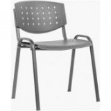 Egyéb Tárgyalószék lyukacsos műanyag, "TAURUS" sötétszürke