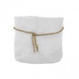 Egyéb Tasak textil 16 cm x 12 cm fehér [6 db]