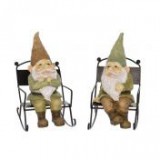 Egyéb Törpe székben ülő poly 12 cm x 9 cm x 17 cm zöld 2 féle