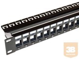 Egyéb Üres FTP patch panel, 24 portos
