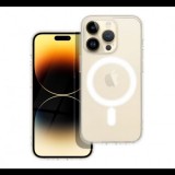 Egyéb Utángyártott Apple iPhone 14 Pro Magsafe szilikon tok átlátszó (69763) (EG69763)