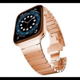 Egyéb Utángyártott Apple Watch fémszíj 38/40/41mm rozéarany (69341) (EG69341) - Szíj