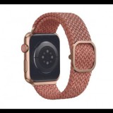 Egyéb Utángyártott Apple Watch fonott szövet szíj 38/40/41mm rózsaszín (69365) (EG69365) - Szíj