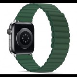 Egyéb Utángyártott Apple Watch mágneses szilikon szíj 42/44/45mm zöld (69336) (EG69336) - Szíj