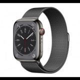Egyéb Utángyártott Apple Watch Milánói fémszíj 42/44/45mm asztroszürke (69338) (EG69338) - Szíj