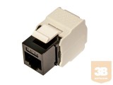 Egyéb UTP Cat5e keystone jack 180° sorolható, szerszám nélkül szerelhetõ