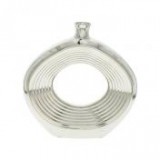 Egyéb Váza mintás kerámia ezüst 21x20cm