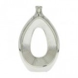 Egyéb Váza mintás kerámia ezüst 26x15cm