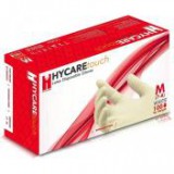 Egyéb Védőkesztyű, egyszer használatos, latex, XL méret, púder nélküli [100 db]