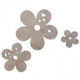 Egyéb Virág fa 3,5,7 cm szürke [20 db]