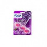 Egyéb WC tisztító blokk, 2 fázisú, 3x45 g, "Brait Hygiene and fresh", orgona