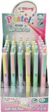 Egyéb Zseléstoll, nyomógombos, 0,7mm, Yalong, pasztell tolltest, többféle