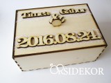 Egyedi dobozos névre szóló vendégkönyv