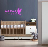 Egyedi Névre szóló Falmatrica, dekoráció - Tündér