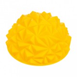 Egyensúlyozó masszázs félgömb, 1 pár háromszög tüskés Sárga TULLO