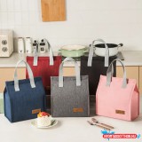 Egyszerű stílusú kézi hűtőtáska, hőszigetelő uzsonnástáska