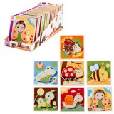 Eichhorn: Fa állatos puzzle többféle változatban 1db - Simba Toys