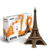 Eiffel-torony 3D festhető fapuzzle (Cartonic)