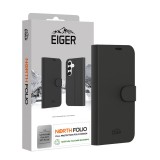Eiger North Folio Galaxy S25 Edge Flip Tok - Fekete (EGCA00761)