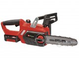 Einhell akkus láncfűrész GE-LC 18 Li Kit(PXC,18V, 3 Ah Li-Ion akku,töltő. 230mm vágásh., oregon, visszaütés véd.)