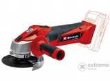 Einhell akkus sarokcsiszoló TC-AG 18/115 Li Solo(PXC,flex,28mm vágásm.,8500 ford./perc, akku,töltő, vágókorong nélkül)