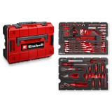 Einhell E-CASE 370570 Szerszámos hordtáska, tartalommal 80 részes (Sz x Ma x Mé) 44.4 x 32.9 x 13.1 cm (49370570)