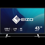 EIZO FlexScan EV4340X-BK LED display 108 cm (42.5") 3840 x 2160 pixelek 4K Ultra HD Fekete (EV4340X-BK)