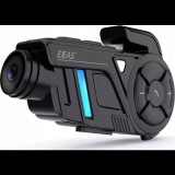 Ejeas K1 Motoros Intercom kommunikációs rendszer és Menetrögzítő Kamera - Fekete (066509)