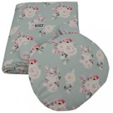 EKO 2 részes bambusz szett babakocsiba Mint Garden 30x35cm, 65x75cm