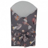 EKO Miintás pamut pólya kivehető kókuszbetéttel Sleeping-Bear 75x75cm