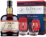 El Dorado 12 éves Rum + 2 Pohár (40% 0,7L)