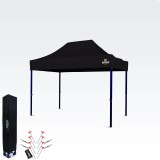Eladó pavilon 2x3m | Gyorsan felállítható BRIMO sátor - Fekete
