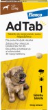 Elanco AdTab kullancs és bolha elleni rágótabletta kutyáknak (1 tablettás kiszerelés | 1.3 - 2.5 kg | 56 mg)