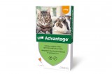 Elanco Advantage rácsepegtetõ oldat kistestû macskáknak és nyulaknak A.U.V. (4x0,4 ml)-ból bontott 1 db