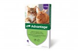 Elanco Advantage rácsepegtetõ oldat nagytestû macskáknak és nyulaknak A.U.V. (4x0,8 ml)-ból bontott 1 db