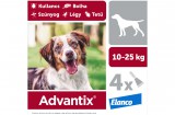 Elanco Advantix spot on - rácsepegtető oldat 10-25 kg közötti kutyáknak A.U.V. (4 x 2,5 ml)