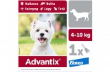 Elanco Advantix spot on - rácsepegtető oldat 4-10 kg közötti kutyáknak A.U.V. 1 db 1,0 ml ampulla nyitott dobozból