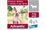 Elanco Advantix spot on - rácsepegtető oldat 4 kg alatti kutyáknak A.U.V. (4x 0,4 ml)